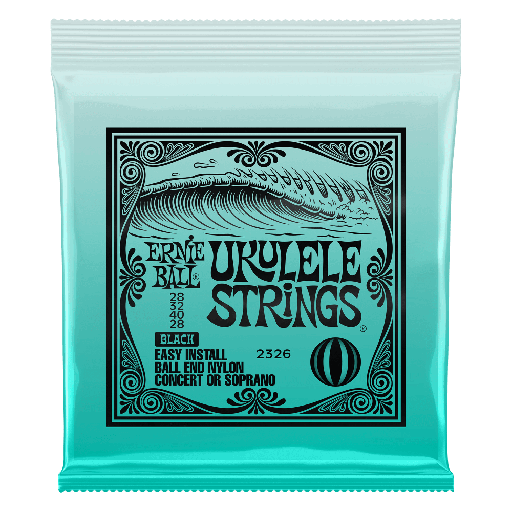 [EB 2326] Ernie Ball 2326 Ukulele Strings Zwart