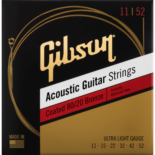[SAG-CBRW11] Gibson Coated 80/20 Bronze 11-52 SAG-CBRW11 