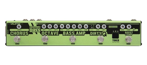 [6959473982020] Valeton Dapper Bas tuner chorus oct eq fuzz comp