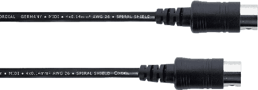 [4250197657891] Cordial ECL ED 3 AA Midi kabel 3m