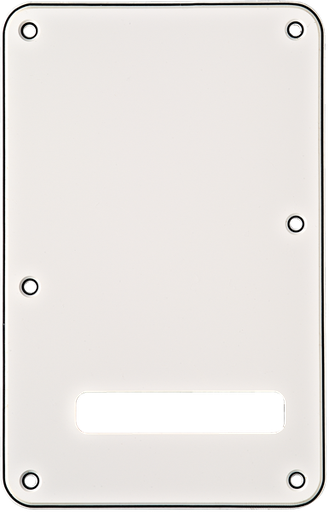 [0991321000] Fender Stratocaster Modern-Style Tremolo Backplate White