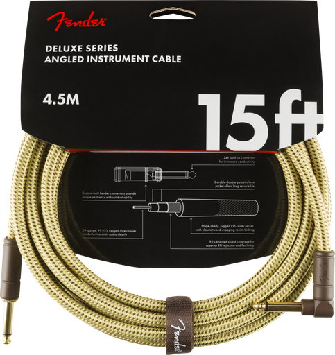 [0990820086] Fender Deluxe Series Tweed Instrument Cable 4.5m