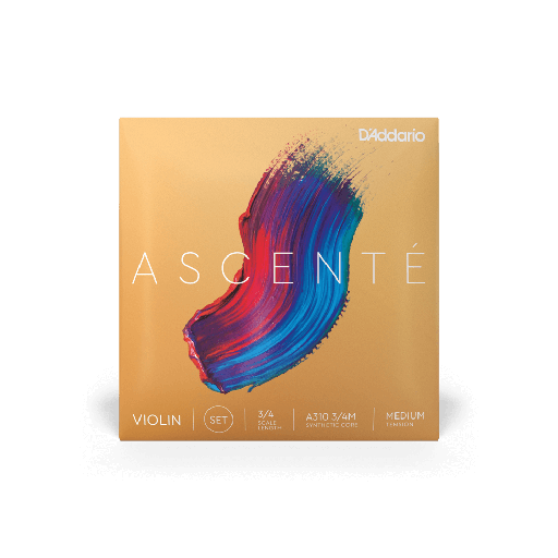 [A310-3/4] D'Addario A310 3/4 Medium Ascenté Vioolsnaren Set