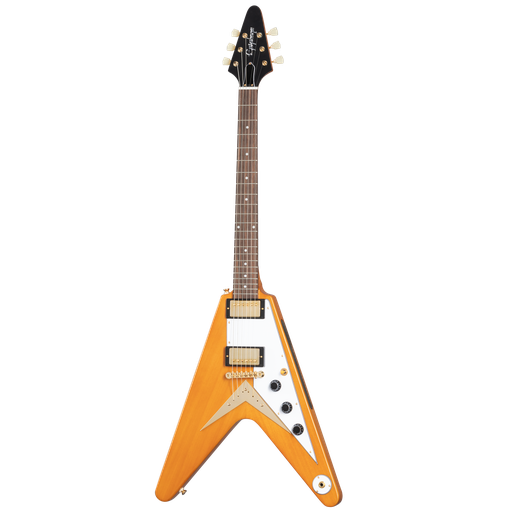 [IGCKFVWANAGH1] Epiphone 1958 Korina Flying V Incl. Hard Case