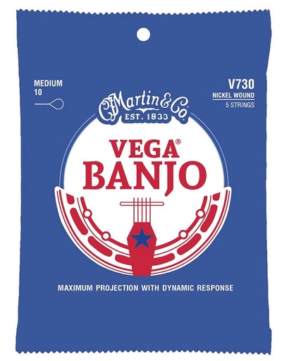 [V730] Martin V730 Vega Banjo 5 Strings Medium 10