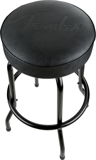 [9192022002] Fender Embossed Black Logo Barstool 30"