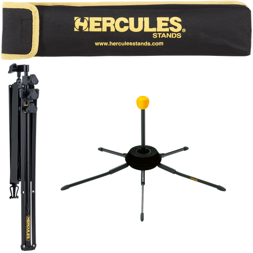 [635464411286] Hercules HCDS410BP Trumpet-Stand, TravLite, set with Music-Stand and bag 