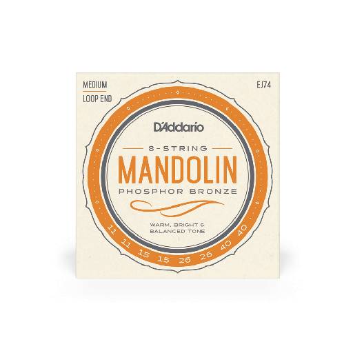 [EJ74] D'Addario EJ74 Mandoline Phosphor Bronze 11-40