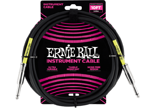 [EB6048] Ernie Ball 6048 Jack Mono Zwart 3m