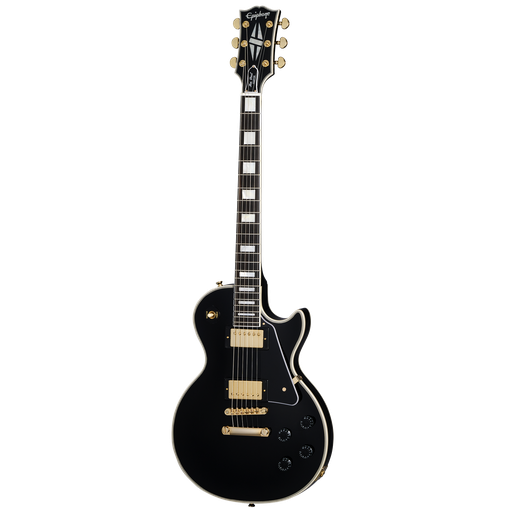 [ECLPCEBGH1] Epiphone Les Paul Custom Ebony Inspired By Gibson Custom Shop