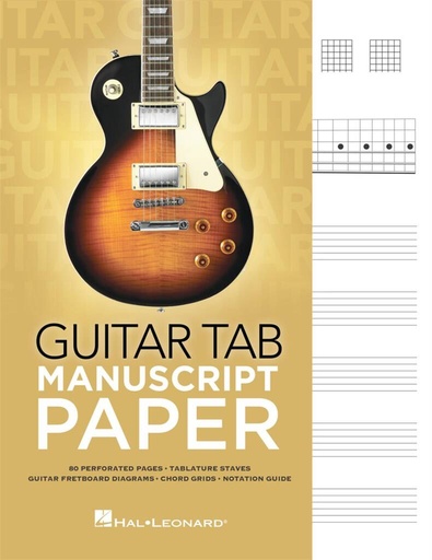 [HL00293547] Guitar Tab Manuscript Paper