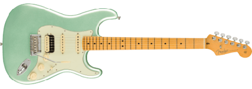 [0113912718] Fender American Pro II Stratocaster HSS MN Mystic Surf Green