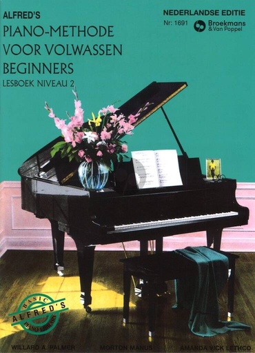 [BVP1691] Alfred's Pianomethode Volwassen Beginners Niveau 2