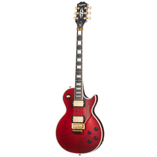 [EILPACQALRUBGH1] Epiphone Alex Lifeson Les Paul Custom Axcess Quilt