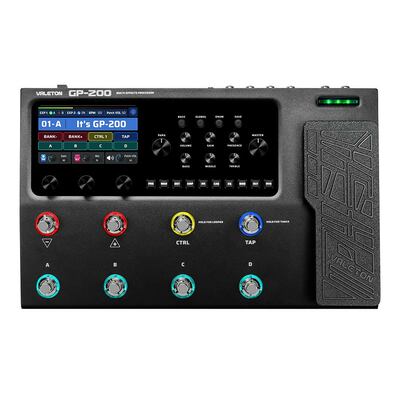 Valeton GP-200  multi-effects processor with IR + amp/cab simulation + effects + looper + audio interface