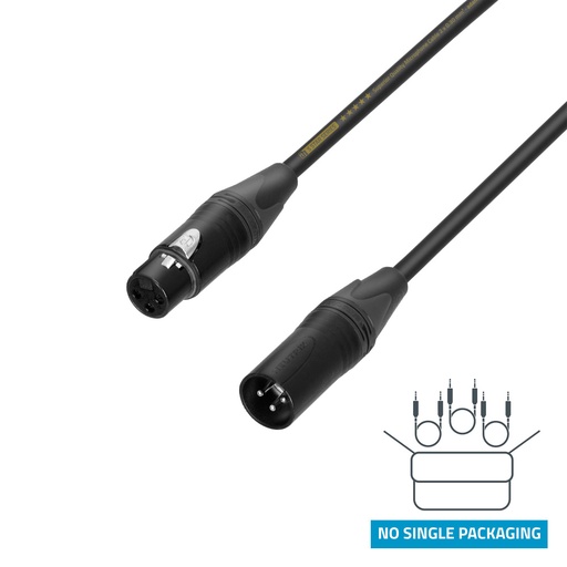 [K5MMF1000X] Adam Hall K5MMF1000X Neutrik XLR 10m Bulk packaging