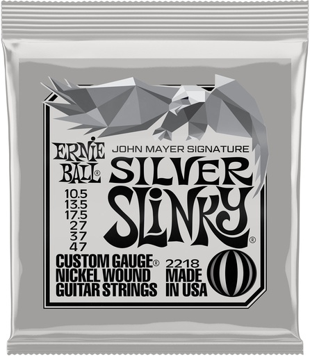 [EB2218] Ernie Ball 2218 John Mayer Silver Slinky 10.5-47