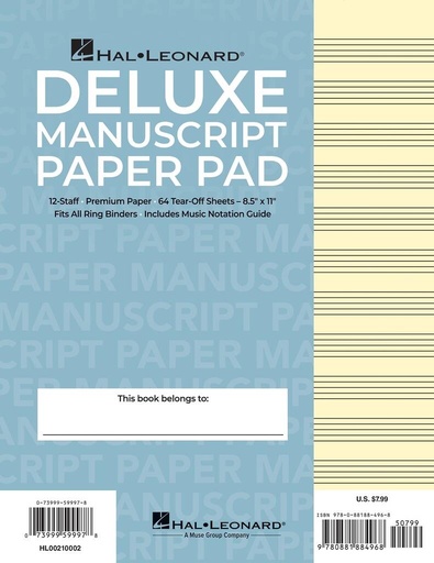 [HL00210002]  Wirebound Manuscript Paper 