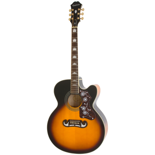 [EEJ2VSGH1] Epiphone J200 EC Studio Vintage Sunburst