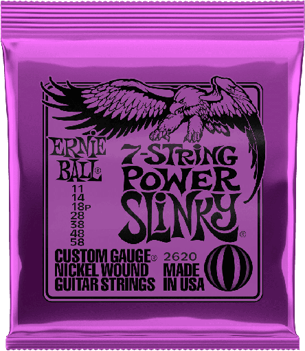 [EB2620] Ernie Ball 2620 Power Slinky 7-string 11-58