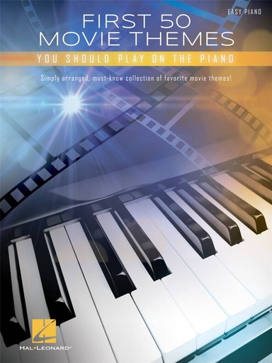 [9781540029652] First 50 Movie Themes