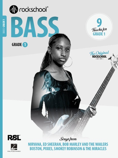 [HL01430749] Rockschool Bass Grade 1 (2024)