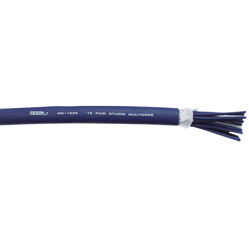 [D9444] DAP MK-1622 16 Pair Studio Multicore - blue jacket - Price per metre