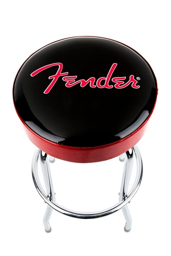 [9192022004] Fender Red Sparkle Logo Barstool 24"