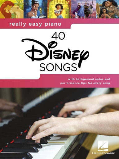 [HL00457282] Really Easy Piano: 40 Disney Songs