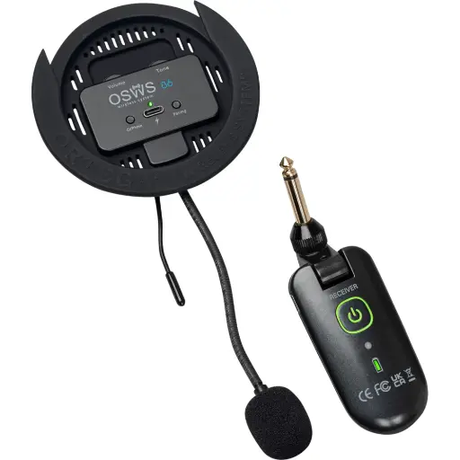 Ortega UHF Wireless System voor klassieke gitaar 