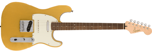 [0377040578] Squier Paranormal Custom Nashville Stratocaster LRL Parchment Pickguard Aztec Gold