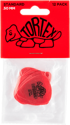 [418P50] Dunlop 418P50 Tortex Standard .50mm (12)