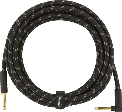 [0990820085] Fender Deluxe Black Tweed Cable Straight/Angle 4.5m