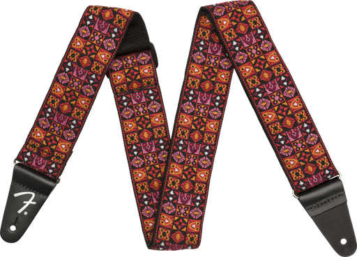 [0990638009] Fender Festival Strap Red Mosaic