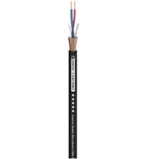[K5M250] Adam Hall K5M250 5 Star Microphone Cable (Per meter)