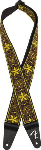 [0990638037] Fender Pasadena Woven Strap Yellow Wallflower