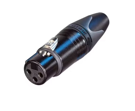 [NC3FXX-B] Neutrik NC3FXX-B XLR Female