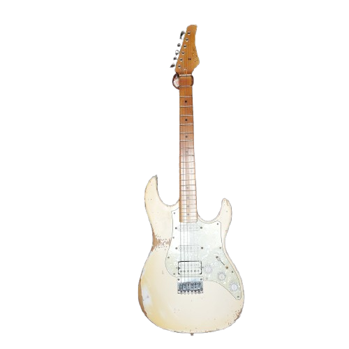 [FGCSOSMHSSHW] FGN Odyssey Lindy Fralin  HSS Pickups Hangover White