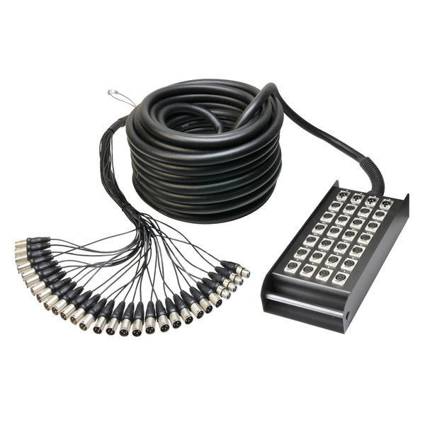 Adam Hall K28C30 3 STAR MULTICORE 28 CHANNEL 30 M Multicore Stagebox 24 x send & 4 x return 30m
