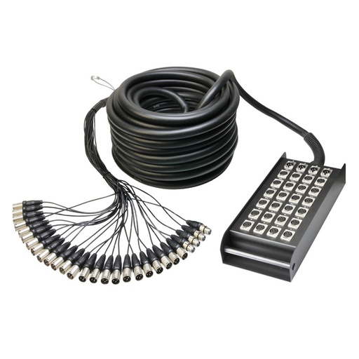 3 STAR MULTICORE 28 CHANNEL 30 M Multicore Stagebox 24 x send & 4 x return | 30m