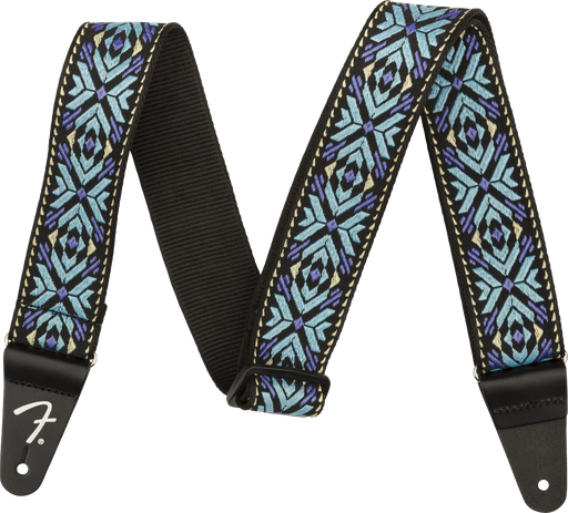 [0990638025] Fender Pasadena Woven Strap Blue Snowflake