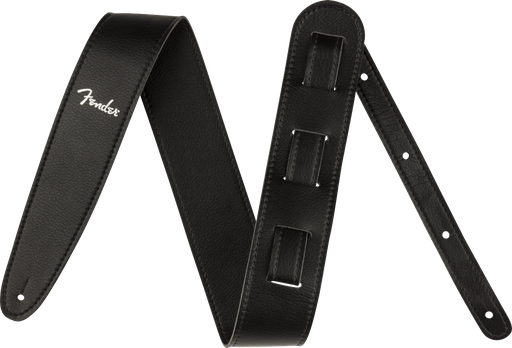 [0990647000] Fender Vegan Leather Strap Black 2.5" Microfiber 