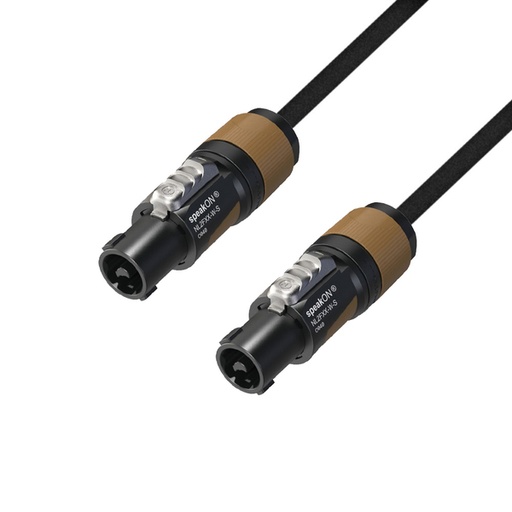 [K5S215SS0200] Adam Hall Speaker Cable Neutrik speakON 2-pole 2 x 1.5 mm² 2m