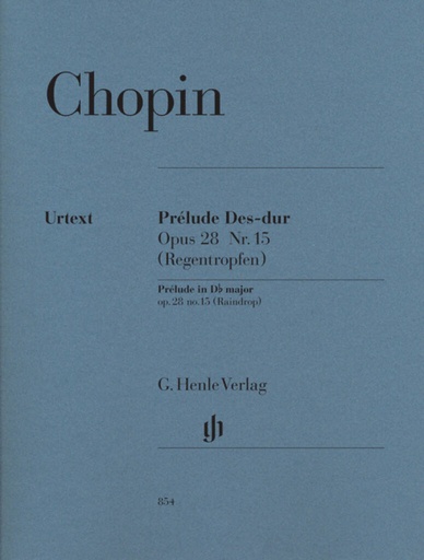 [HN 854] Chopin Prelude In D Flat Op.28 No.15 	HN854 	