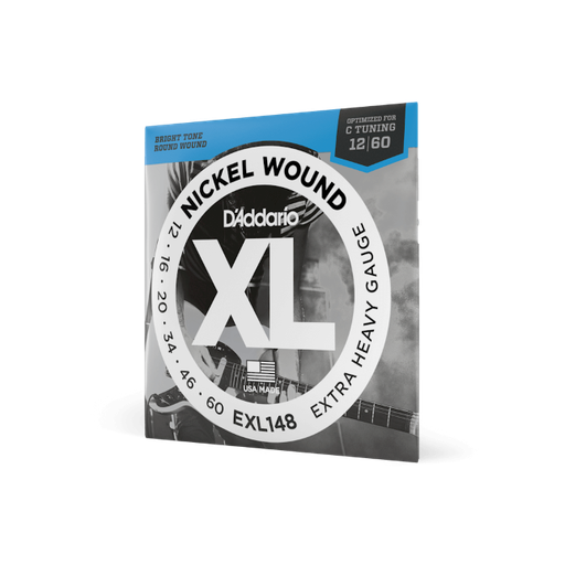 D'Addario EXL148 12-60 Extra Heavy, XL Nickel