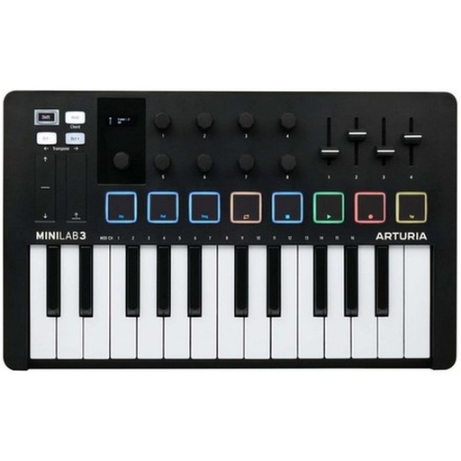 [ARMINILAB3BL] Arturia MiniLab 3 Black