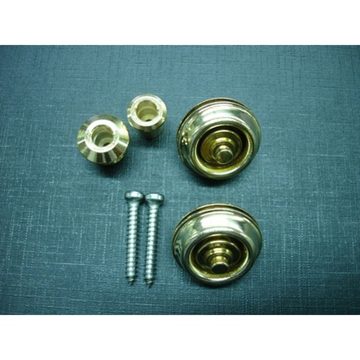 [AH107906] Alhambra Gold Plated Dunlop Strap Locks - 9617