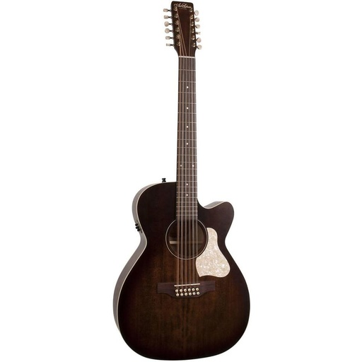 [G042487] Art & Lutherie Legacy 12 Bourbon Burst CW QIT