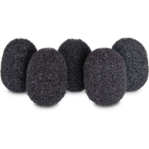 [105511] Rycote Lavalier Foams Black (10 Packs Of 5)