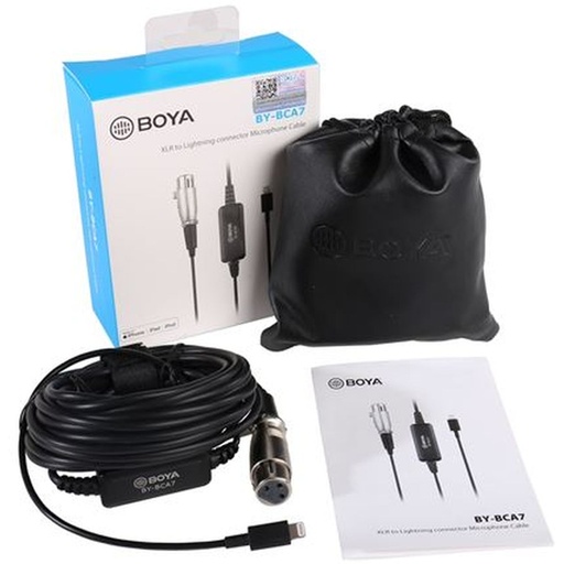 [350325] Boya XLR To Lightning Adapter BY-BCA7